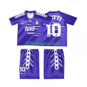 Billige Fotballdrakter Real Madrid TOTTI 10 Barn Retro Bortedraktsett 1994 1996 Kortermet